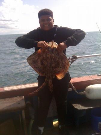 12 lb Undulate Ray by Thirteen year old Giovanni Rowe