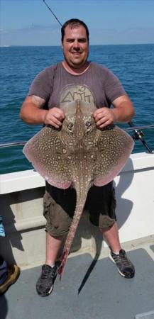 15 lb 2 oz Thornback Ray by Chris Barber