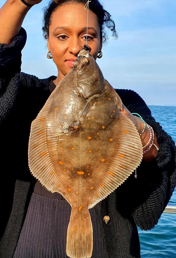 2 lb 4 oz Plaice by Unknown