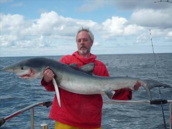 70 lb Blue Shark by Kevin Axtel