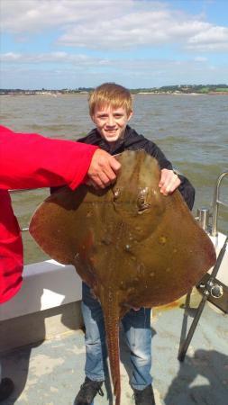 15 lb 4 oz Blonde Ray by tom mc,namara 14 yre old