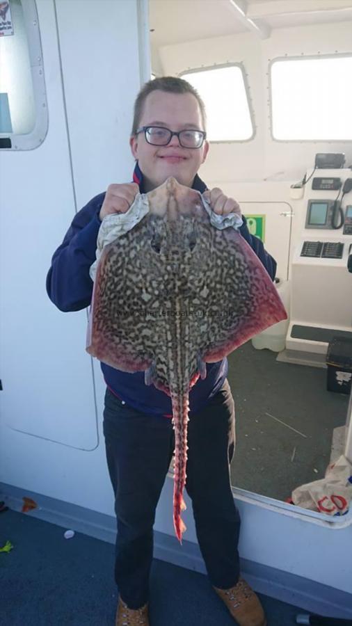 5 lb 10 oz Thornback Ray by Young James