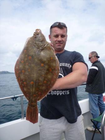 6 lb 10 oz Plaice by Ian Bagley