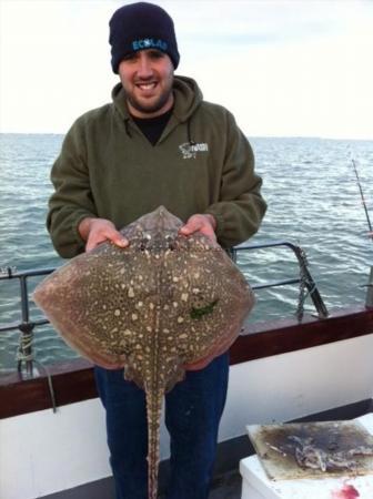 10 lb 2 oz Thornback Ray by Adrian