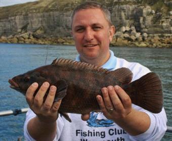 4 lb 8 oz Ballan Wrasse by steve