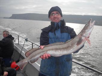 8 lb 8 oz Ling (Common) by Andy Officer from Hull