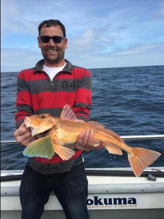 4 lb 8 oz Tub Gurnard by Kevin McKie