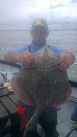 9 lb 5 oz Thornback Ray by del from essex