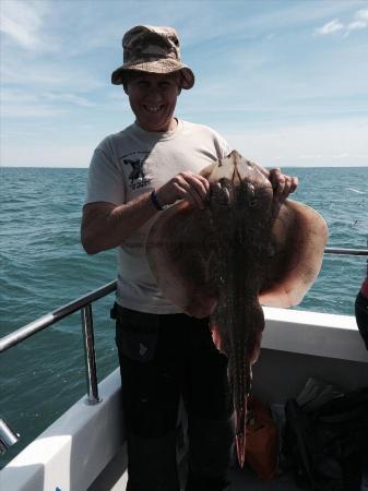 14 lb 2 oz Undulate Ray by James's first ray!