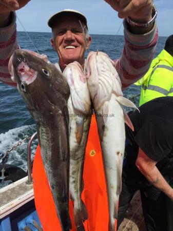 8 lb Cod by erico from barnsley 15/6/2015 with some cod