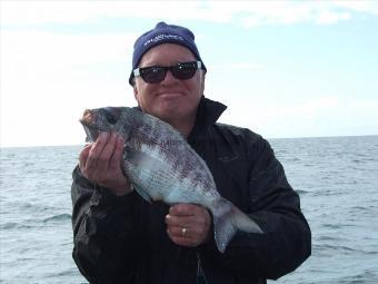 3 lb 10 oz Black Sea Bream by Peter Thwaites