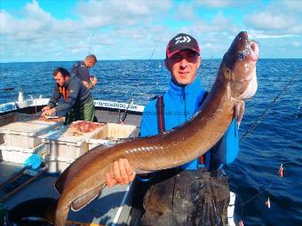 19 lb 4 oz Ling by Mathew Weatherhead from Wetherby.
