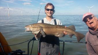14 lb Cod by chris with his p/b