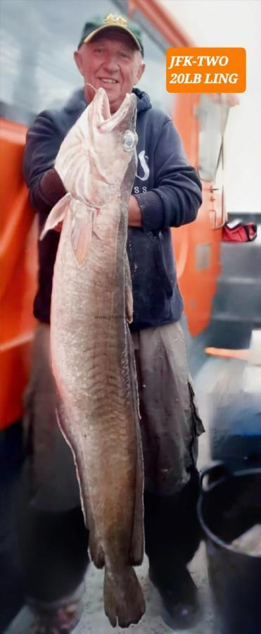 20 lb 4 oz Ling by Unknown