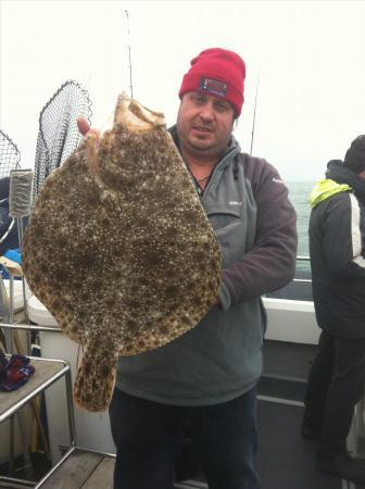 16 lb 4 oz Turbot by Andrew Williams Barnes Pilott