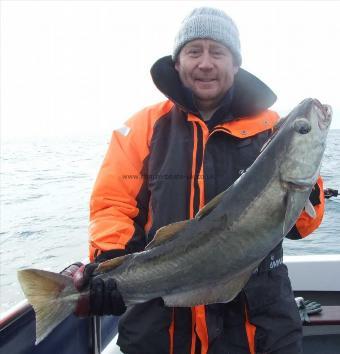 14 lb 8 oz Pollock by Derek Brown