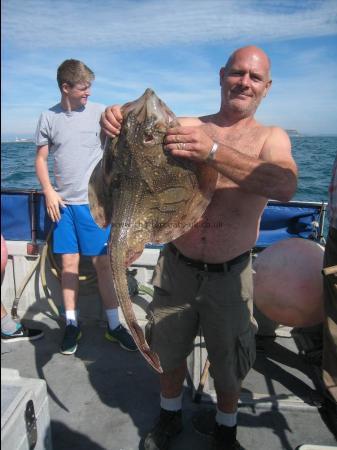 10 lb 8 oz Undulate Ray by Peter Baynhams party