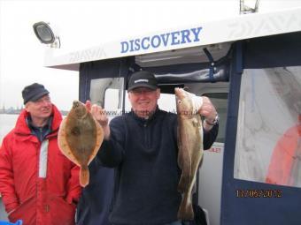 4 lb Cod by Graham the Shimano rep with a nice Cod and Plaice.