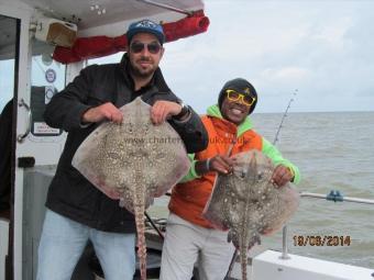 10 lb Thornback Ray by Buz and James