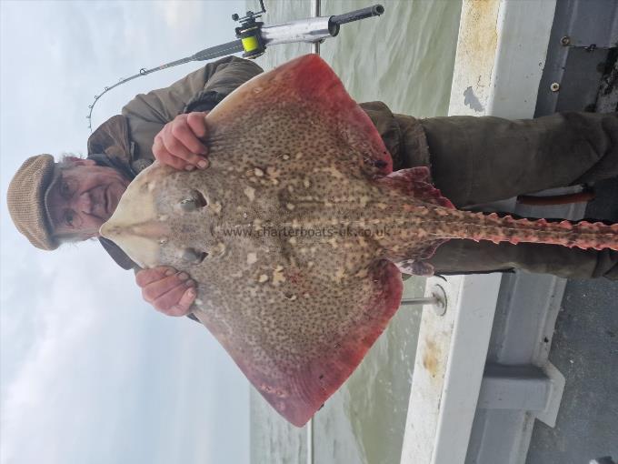 9 lb Thornback Ray by Clive Lord of the Manor