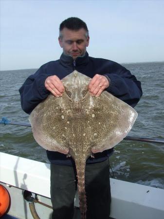 12 lb 13 oz Thornback Ray by john