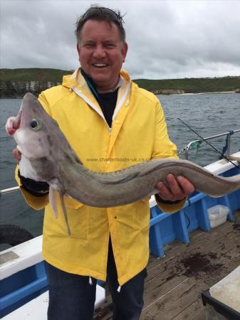 8 lb Ling by alister with a ling caught on HEIDI J
