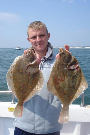 2 lb 4 oz Plaice by Cliff