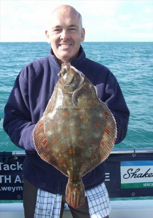 5 lb 8 oz Plaice by Trevor Madden