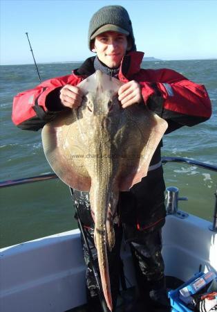 14 lb 3 oz Undulate Ray by Peter Collings