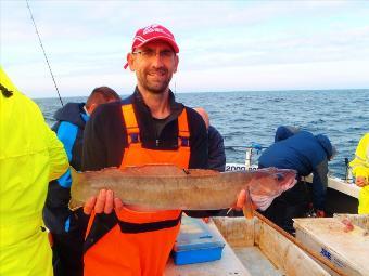 5 lb 6 oz Ling by Simon from Stockton.
