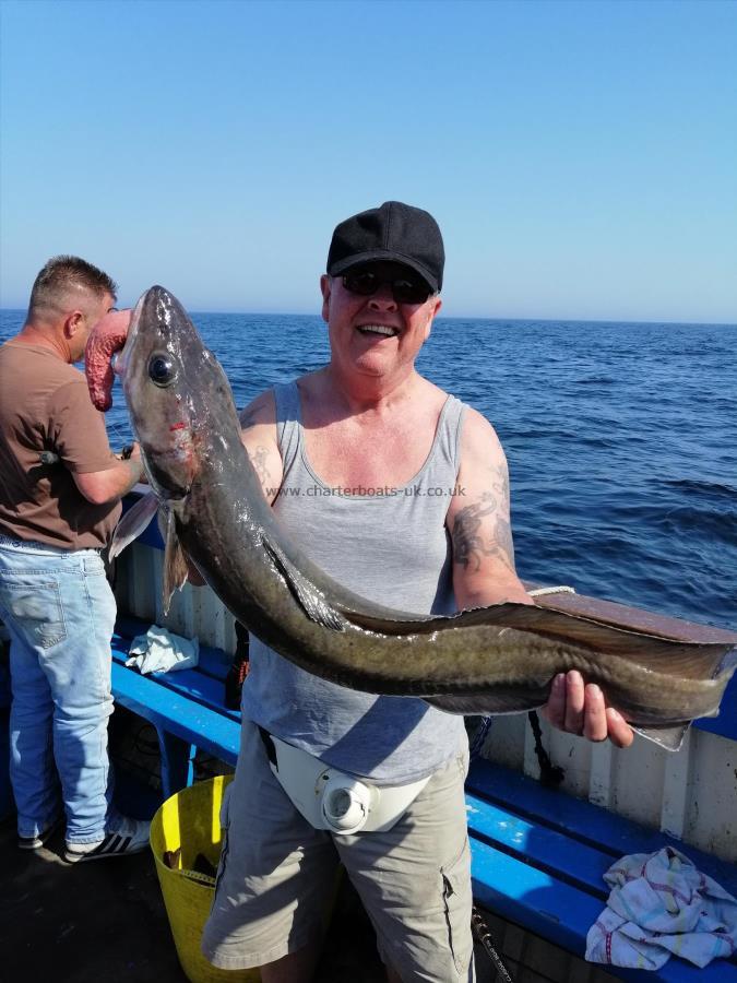 12 lb 6 oz Ling (Common) by John Mellors