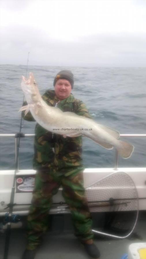 18 lb 4 oz Ling by Unknown