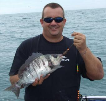 3 lb Black Sea Bream by Steve Perkins