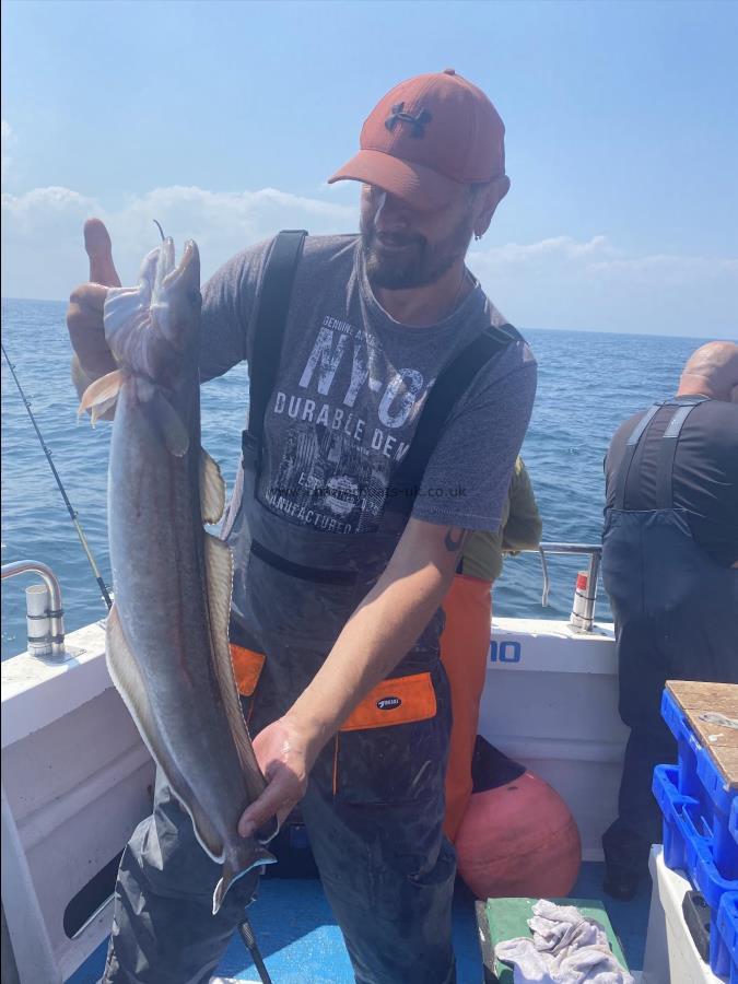 4 lb 8 oz Ling by Andy.