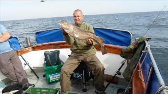 13 lb 3 oz Cod by Ian Dixon, tyne-wear,