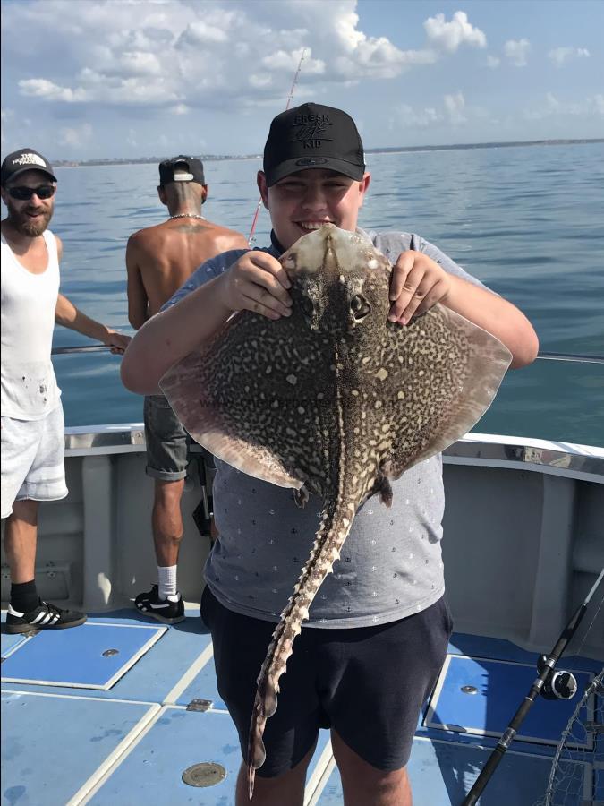 10 lb Thornback Ray by Nippers 1st fish