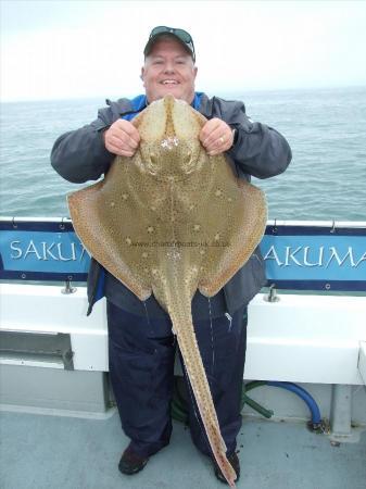 16 lb 7 oz Blonde Ray by Paul Milkins