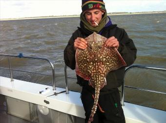 7 lb 4 oz Thornback Ray by Unknown