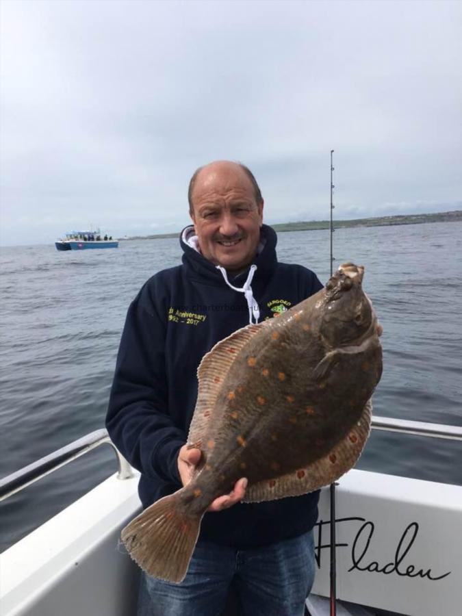 4 lb 14 oz Plaice by Cyril Williams