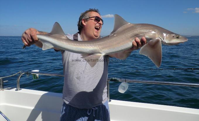 11 lb 3 oz Smooth-hound (Common) by Pete Rolands