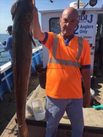 12 lb Ling (Common) by scotty from brid 30/8/2016 a 12 lb ling wrecking