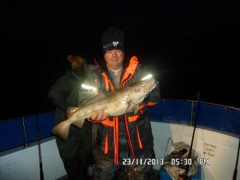 11 lb 8 oz Cod by Peter Thomas, from sunderland.