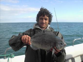 4 lb Black Sea Bream by David Haylock