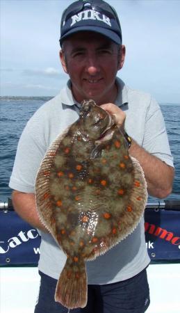 4 lb 14 oz Plaice by Gordon Goldie