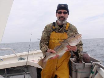 4 lb Cod by Derek Wiggins from Leeds.