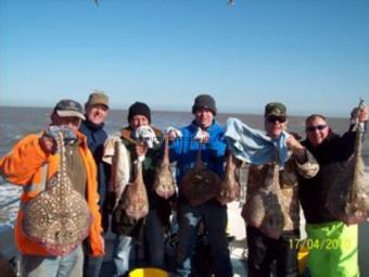 11 lb 2 oz Thornback Ray by Kevin fishing from the Gloria B