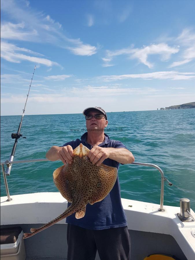 5 lb 4 oz Spotted Ray by Unknown