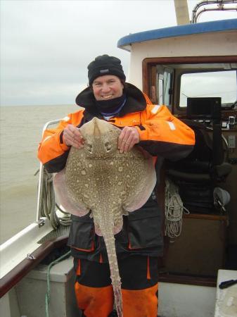 17 lb 8 oz Thornback Ray by Steve Cannon