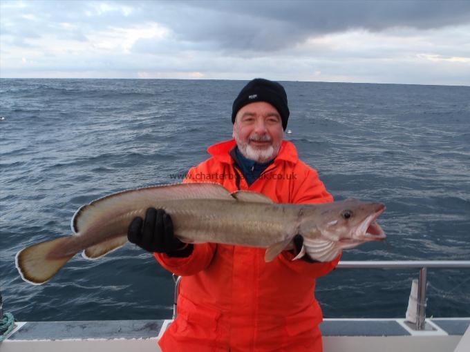 7 lb 1 oz Ling (Common) by Dermot Faye from Bedale.