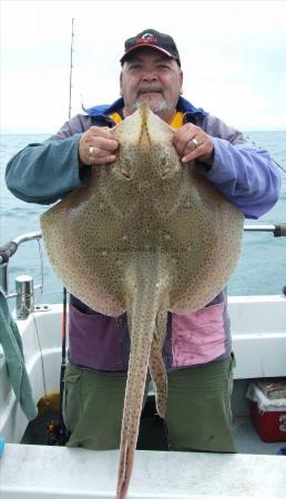 14 lb 15 oz Blonde Ray by Russell Salmon